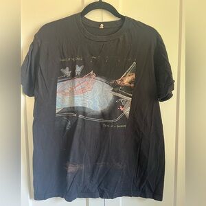 Panic at the disco band tee shirt death of a bachelor graphic y2k adult L vtg